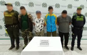 Cuatro personas fueron capturadas por minería ilegal en zona rural de Santa Rosa de Cabal