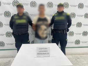 Capturan a presunto agresor tras riña en vía pública de Santa Rosa de Cabal