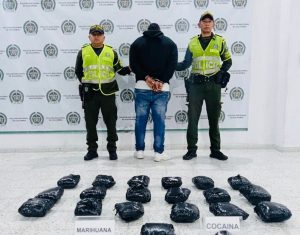 Capturado pasajero con más de 9 kilos de marihuana y cocaína en vía nacional de Risaralda