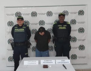 Capturado en flagrancia a alias “Yogi” por hurto con arma blanca en el centro de Pereira