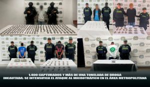 1.400 CAPTURADOS Y MÁS DE UNA TONELADA DE DROGA INCAUTADA: SE INTENSIFICA EL ATAQUE AL MICROTRÁFICO EN EL ÁREA METROPOLITANA