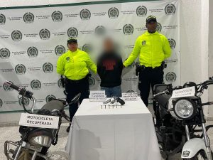 Policía Nacional asesta golpe al hurto de motocicletas en Risaralda